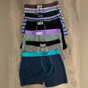 Lot of SAXX Vibe Men’s Boxer Briefs - 6 Pairs